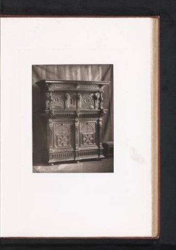 Buffet cabinet in Flemish style, displayed at the Exposition Rétrospective of 1873 in Tours, France