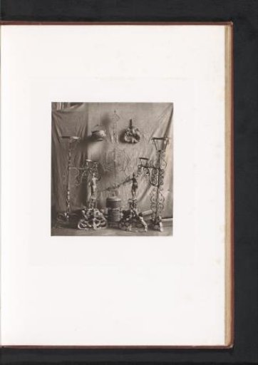 Various objects, displayed during the Exposition Rétrospective of 1873 in Tours, France