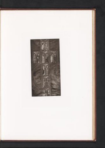 Detail of a chasuble, displayed during the Exposition Rétrospective of 1873 in Tours, France