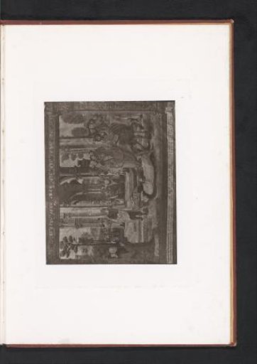 Tapestry with a scene from the life of Saint Saturninus of Toulouse, displayed during the Exposition Rétrospective of 1873 in Tours, France