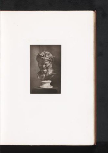 Sculpture of the Head of a Faun, displayed at the Exposition Rétrospective of 1873 in Tours, France