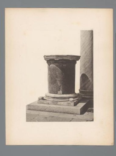 Pedestal at San Marco in Venice