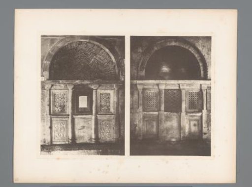 Two views of tombs in San Marco in Venice