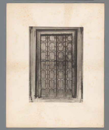 Bronze door of San Marco in Venice