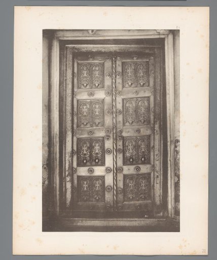 Bronze door of San Marco in Venice