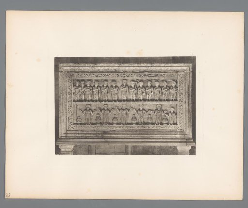 Relief of Christ and the twelve apostles from San Marco in Venice