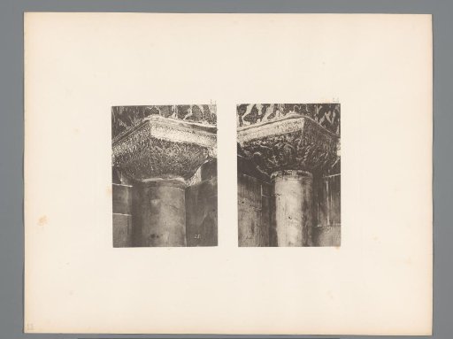 Two Images of Capitals from San Marco in Venice