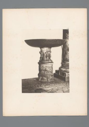 Font for holy water in San Marco in Venice