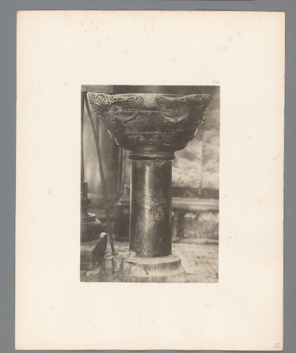 Font with holy water in San Marco in Venice