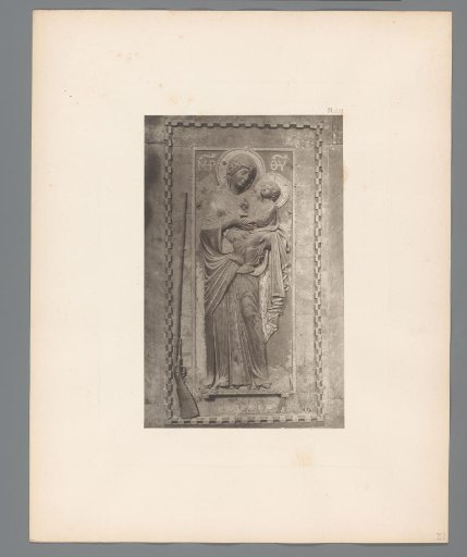 Relief of Mary and Christ in San Marco in Venice