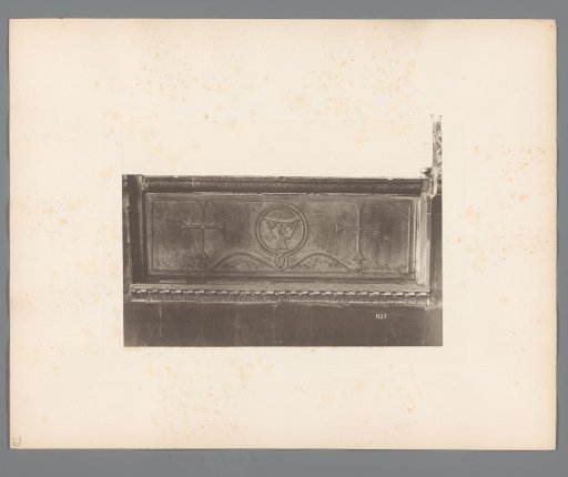 Balustrade with relief from San Marco in Venice
