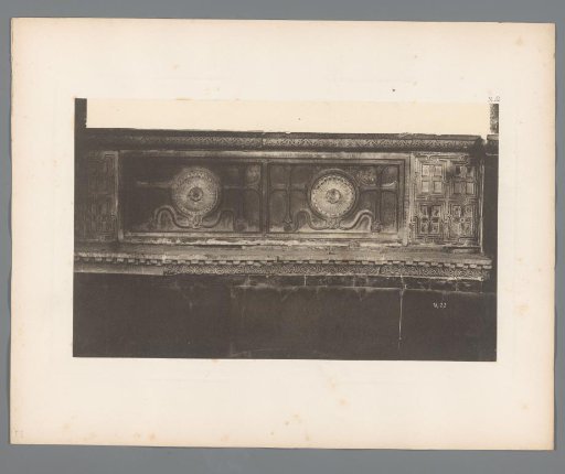 Balustrade with relief from San Marco in Venice