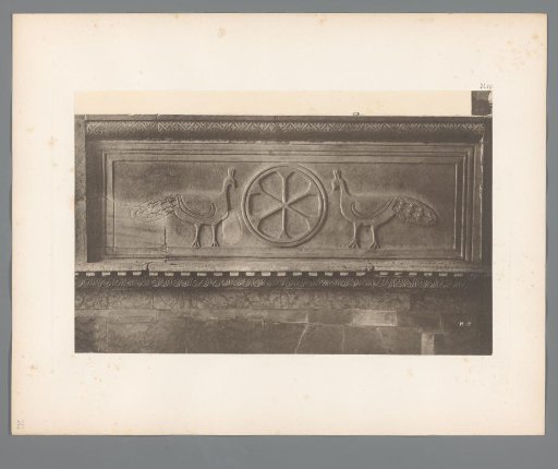 Relief with peacocks from San Marco in Venice