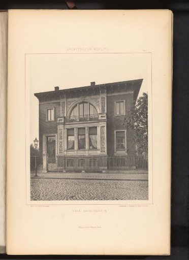 View of a Villa at Rauchstrasse 19 in Berlin, Germany