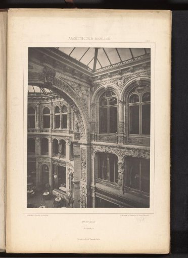 View of the interior of a passage in Berlin, Germany