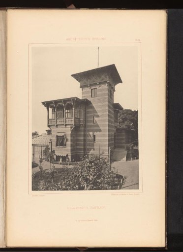 View of Villa Sobotta in the district of Tempelhof in Berlin, Germany