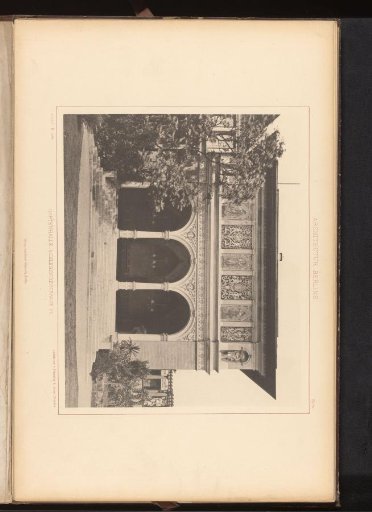 View of a garden hall at Schlesischestrasse 22 in Berlin, Germany