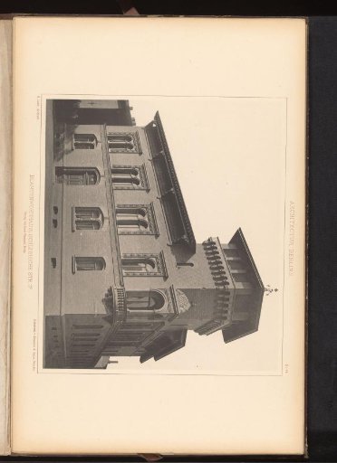 View of a civil servant's residential house at Schlesischestrasse 17 in Berlin, Germany