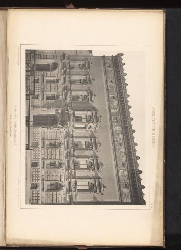 View of a residential house at Wilhelmstrasse 67 in Berlin, Germany