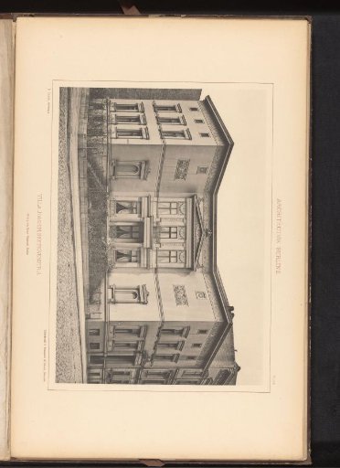 View of Villa Joachim at Beethovenstrasse 3 in Berlin, Germany