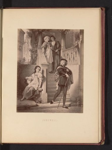 Photographic reproduction of a drawing of a scene from Das Lied von der Glocke by Friedrich Schiller, by A. Müller