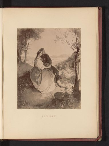 Photographic reproduction of a drawing of a scene from Das Lied von der Glocke by Friedrich Schiller, by A. Müller
