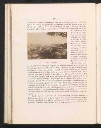 View of Yokohama and harbor
