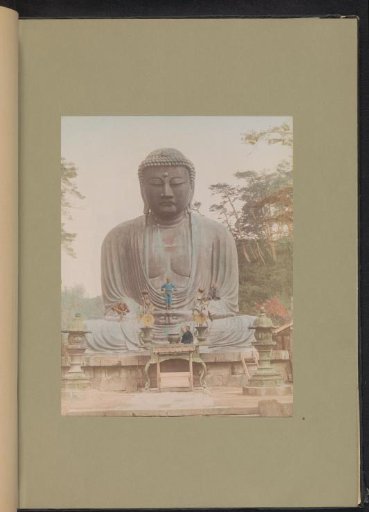 Buddha statue in the Kotoku-in temple in Kamakura