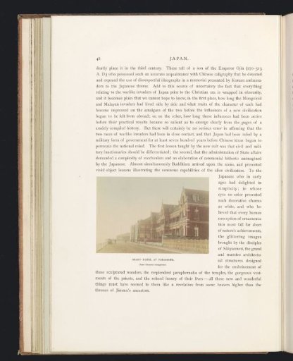 Grand hotel at Yokohama