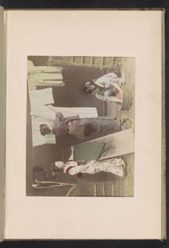Three women washing kimonos