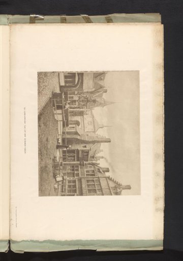View of the Kipdorppoort in Old Antwerp at the World Exhibition of 1894 in Antwerp