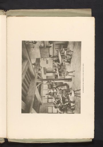 View of the interior of an inn in Old Antwerp at the World Exhibition of 1894 in Antwerp