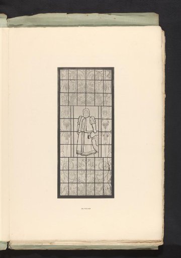 Stained glass window in Old Antwerp at the World Exhibition of 1894 in Antwerp