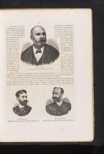 Portrait of J. Grünwald and a portrait of F.X. Katzmayer