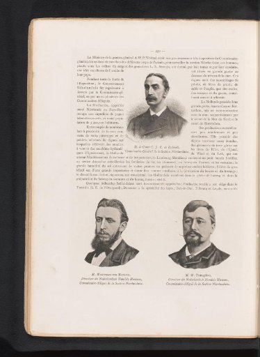 Portrait of Frederik Willem Westerouen Van Meeteren and a portrait of W. Travaglino