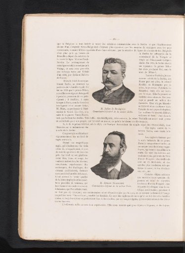 Portrait of Julien de Borchgrave and a Portrait of Ephrem Novacovitch