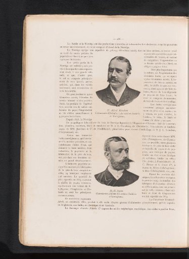 Portrait of Alfred Kirsebom and a Portrait of H. Irgens