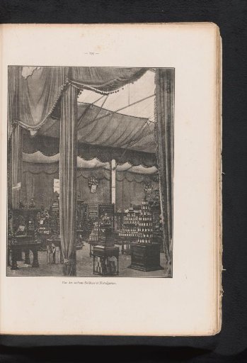 View of the Norwegian and Swedish Sections of the 1885 World Exhibition in Antwerp
