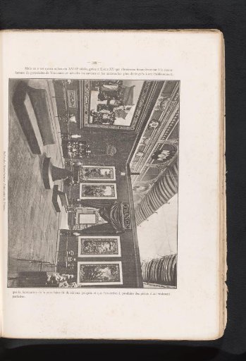 View of a display of national manufactures in the French section of the 1885 World Exhibition in Antwerp