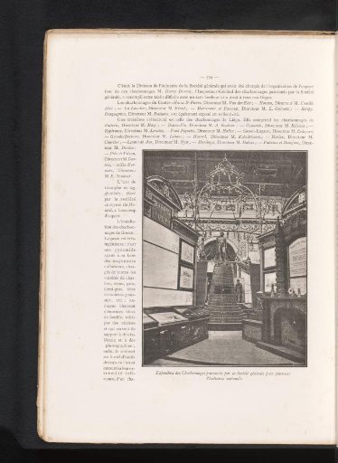 View of a coal display at the 1885 World Exhibition in Antwerp