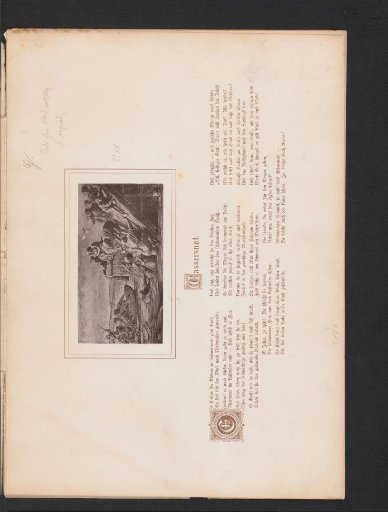 Reproduction of a painting of a flood by Heinrich von Dörnberg