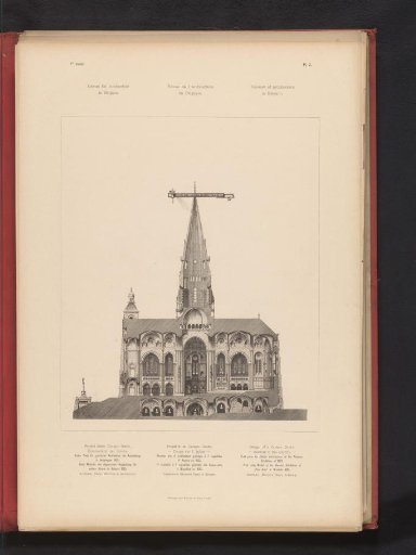 Reproduction of a design for a Campo Santo by Henri Blomme
