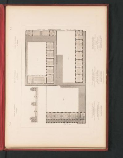 Plan of a girls' school, boys' school, and nursery school, by Louis Boonen
