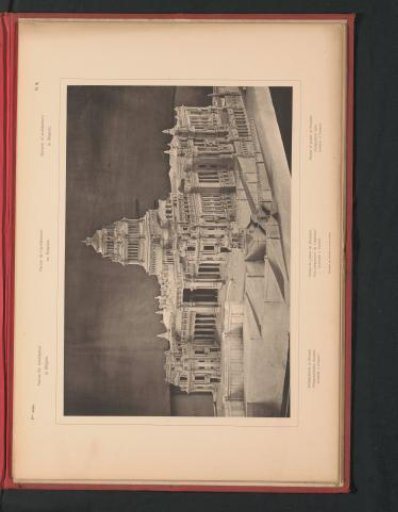 Model of the Palace of Justice in Brussels, Belgium