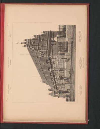 View of the station building in Tournai, Belgium