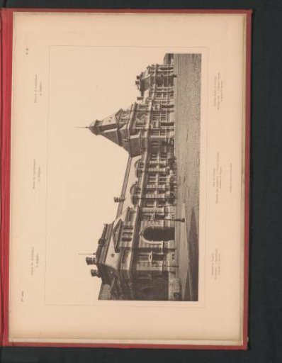 View of the waiting room of the station building in Tournai, Belgium