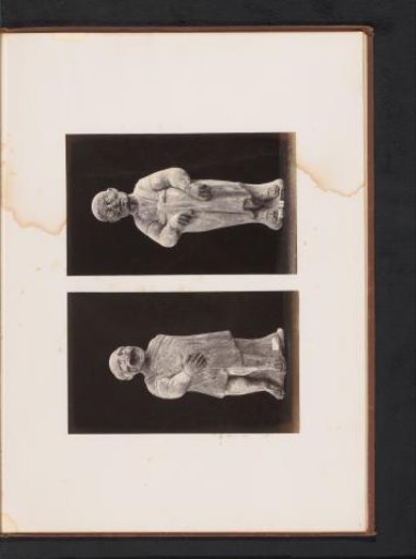 Two comic figures of terracotta