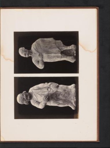 Two comic figures of terracotta