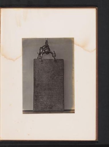 Bronze tablet with Oscan inscription