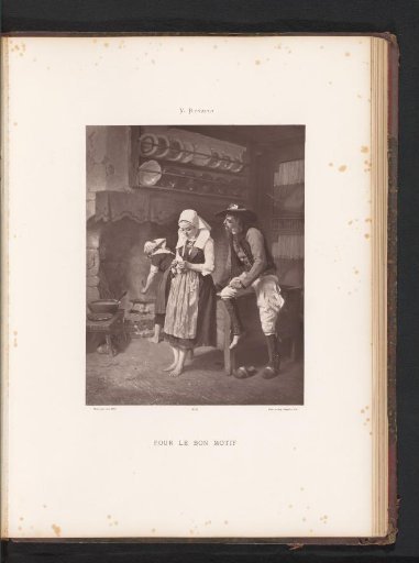 Reproduction of Pour le bon motif by V. Renault